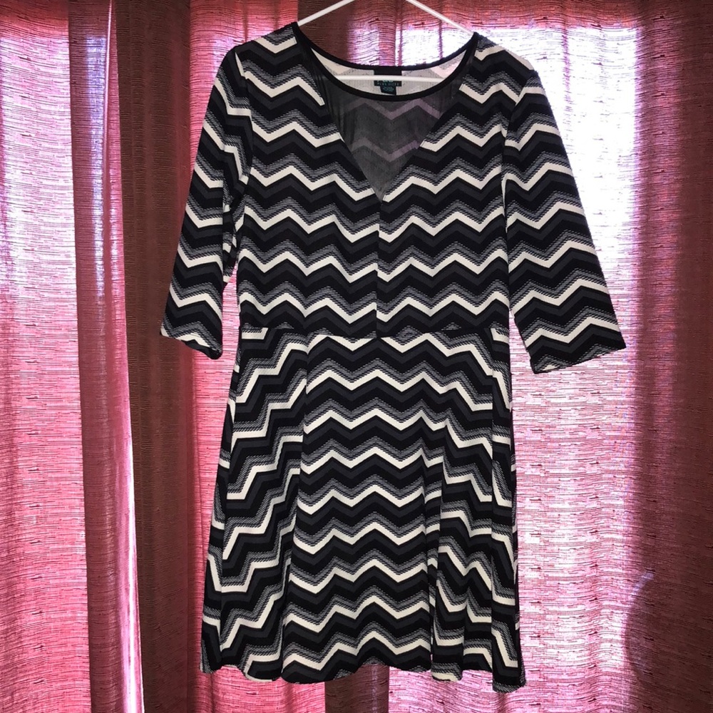 Rue21 1x Black and White Striped Dress